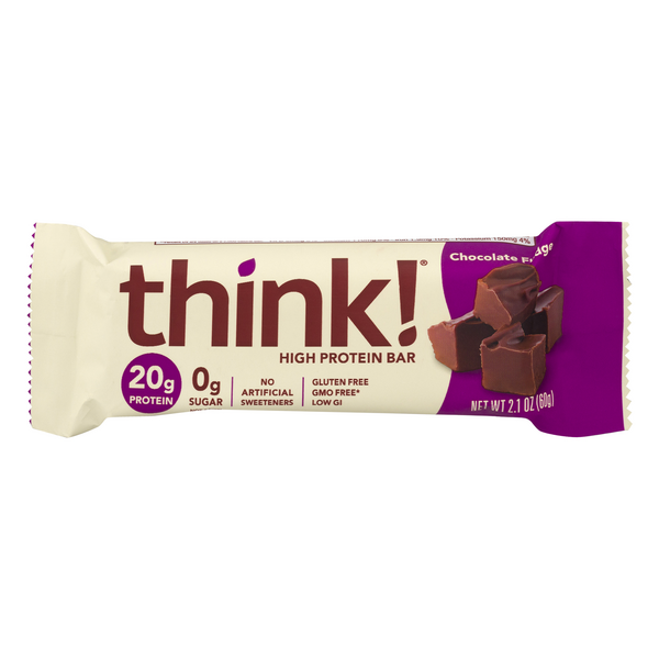 Save on think! High Protein Bar Chocolate Fudge Gluten Free Order Online Delivery Stop & Shop