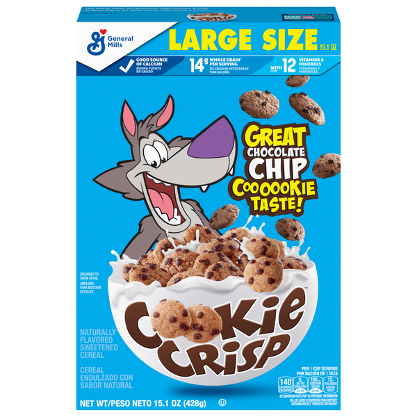 Cookie Crisp Chocolate Chip Cookie Cereal Large Size