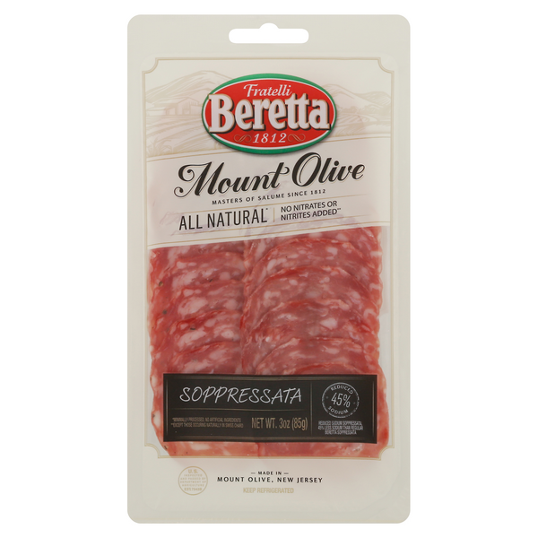 Fratelli Beretta Mount Olive Soppressata Sliced