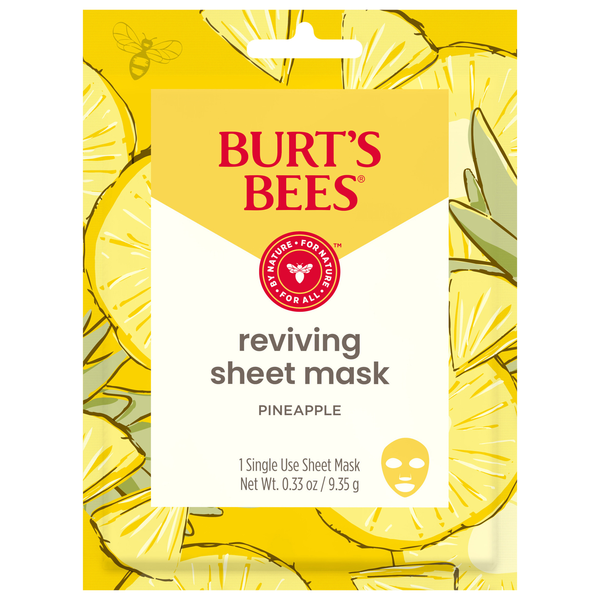 Burt's Bees Reviving Sheet Mask with Pineapple
