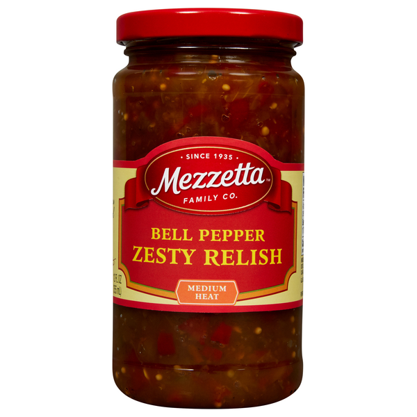 Mezzetta Medium Heat Bell Pepper Zesty Relish