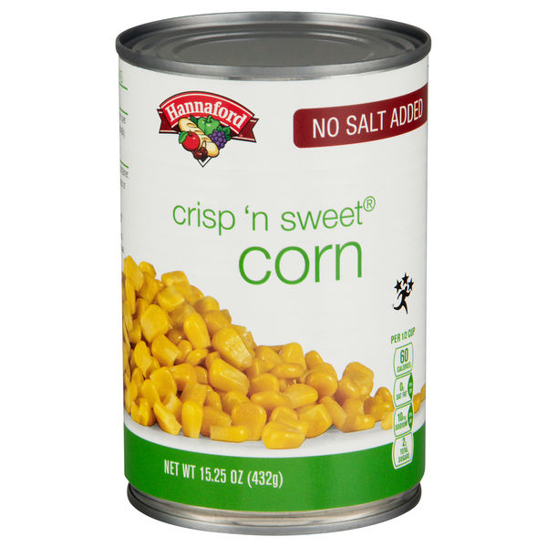 Hannaford No Salt Added Crisp 'N Sweet Corn