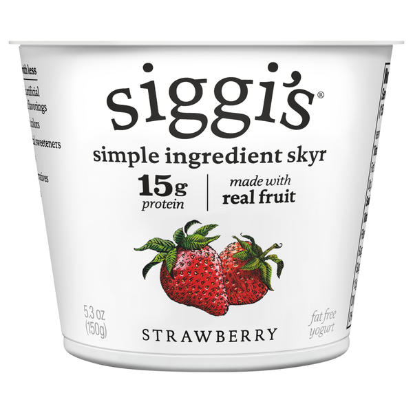 Siggi's Non Fat Strawberry Skyr Yogurt Cup