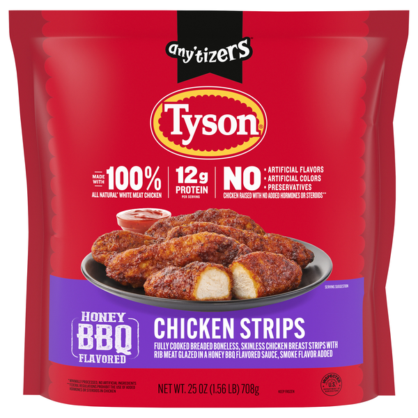 Tyson Honey BBQ Chicken Strips Frozen