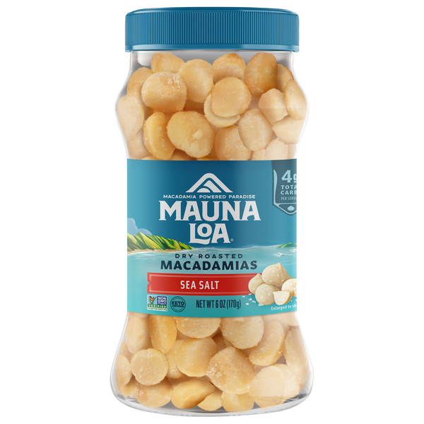 Mauna Loa Hawaiian Sea Salt Dry Roasted Macadamias