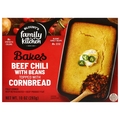 Blount's Family Kitchen Beef Chili w/Beans Topped w/Cornbread Refrigerated