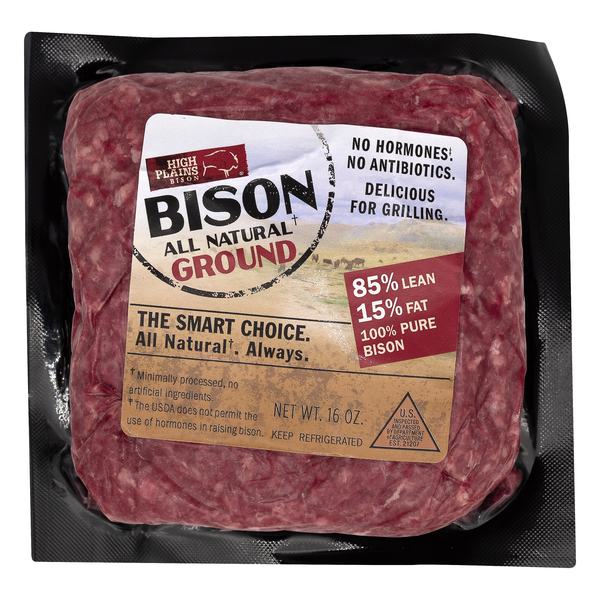 High Plains Bison 85%/15% Ground Bison