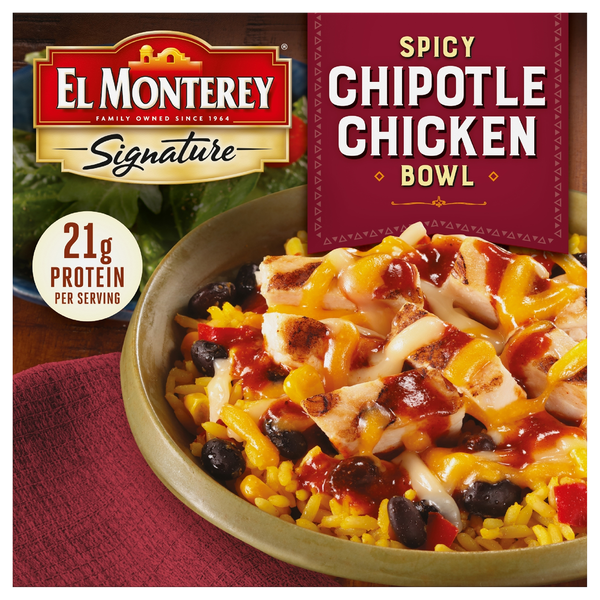 Save on El Monterey Signature Spicy Chipotle Chicken Bowl Order Online
