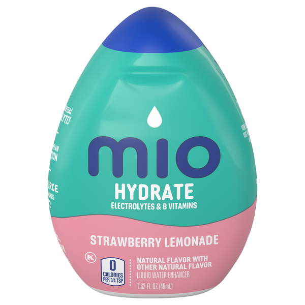 MiO Hydrate Strawberry Lemonade Liquid Water Enhancer with Electrolytes