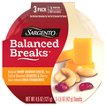 Sargento Balanced Breaks Sharp Cheddar Cheese Cashews Cranberries - 3 ct