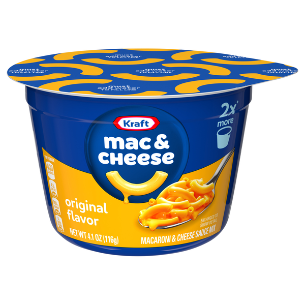 Kraft Original Flavor Macaroni & Cheese Dinner Microwaveable Cup