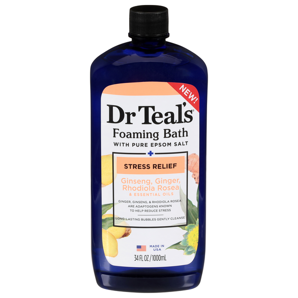 Dr. Teal's Stress Relief Foaming Bath with Pure Epsom Salt
