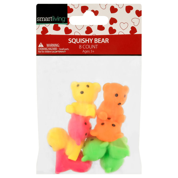 Smart Living Valentine's Day Squishy Bear Toys