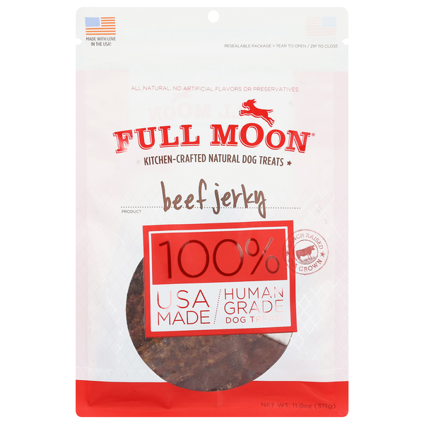 Full Moon Natural Beef Jerky Dog Treats