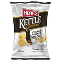 Herr's Gluten Free Cracked Pepper & Sea Salt Kettle Cooked Potato Chips