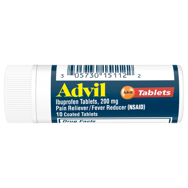 Advil Ibuprofen Pain Relief 200 mg Coated Tablets