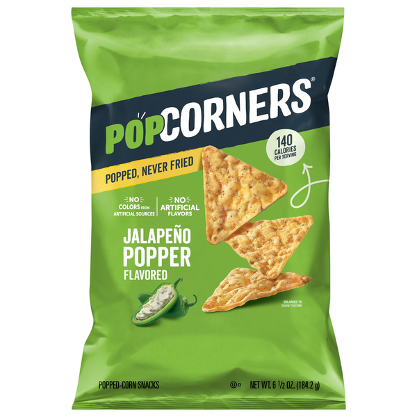 PopCorners Jalapeno Popper Popped Corn Snack