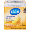 Dial Advanced Clean Gold Antibacterial Deodorant Soap Bar - 3 ct