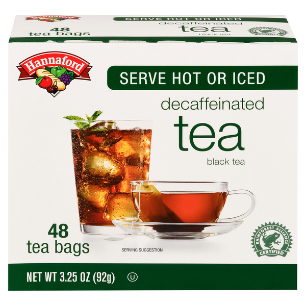Hannaford Decaffeinated Black Tea Bags