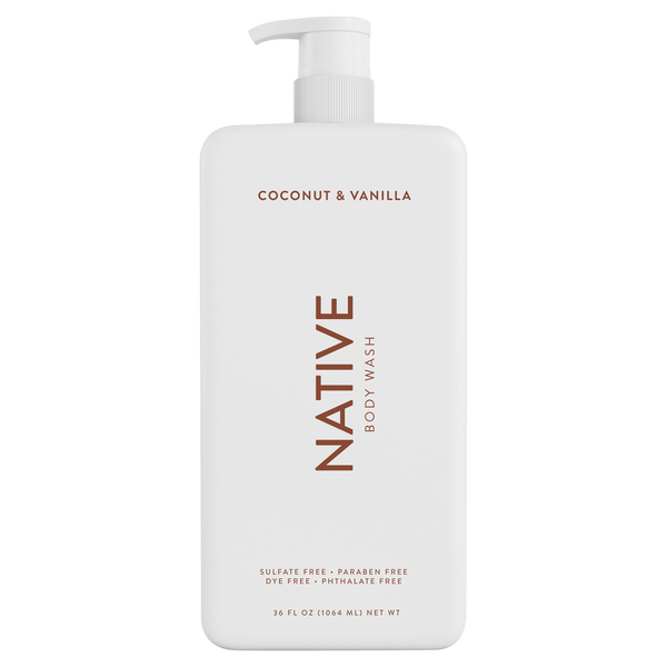 Native Coconut & Vanilla Body Wash Pump
