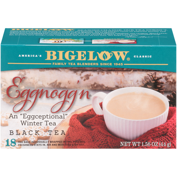 Save on Bigelow Black Tea Bags Eggnog'n Order Online Delivery Stop & Shop