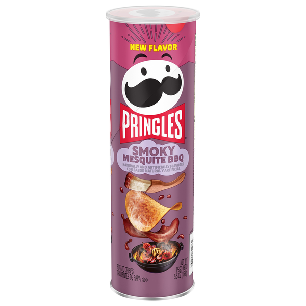 Pringles Smoky Mesquite BBQ Potato Crisps Chips