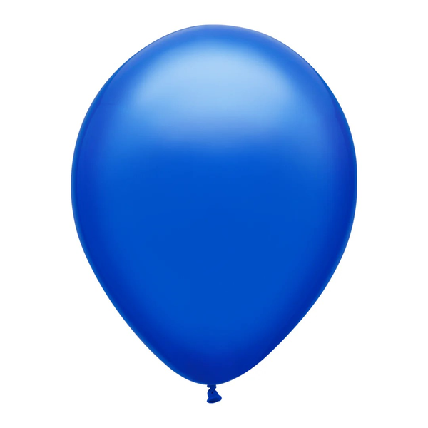 Dark Blue 11 Inch Latex Helium-Filled Balloon