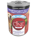 Purina ONE SmartBlend Vibrant Maturity 7+ Turkey/Barley Adult Wet Dog Food