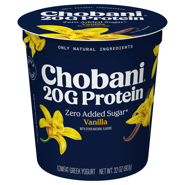 Chobani 20g Protein Lowfat Vanilla Greek Yogurt