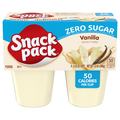 Snack Pack Sugar Free Vanilla Pudding Cups - 4 ct