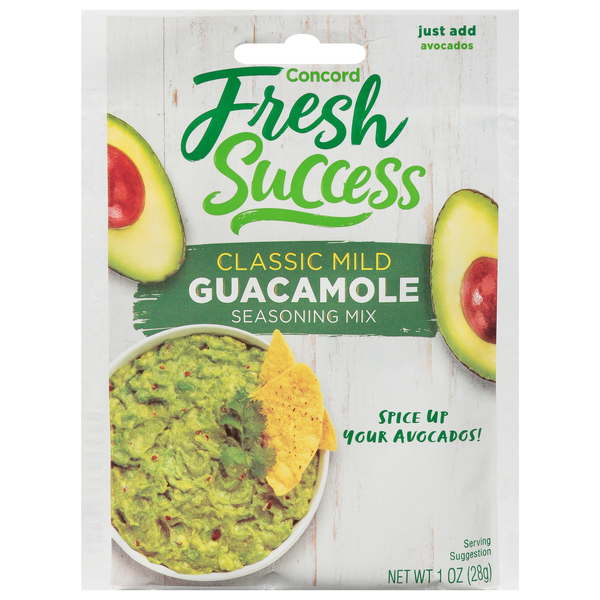 Concord Fresh Success Classic Mild Guacamole Seasoning Mix Packet