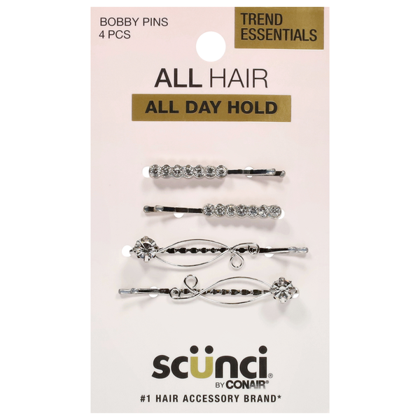 Scunci Trend Essentials All Hair Hold Bobby Pins