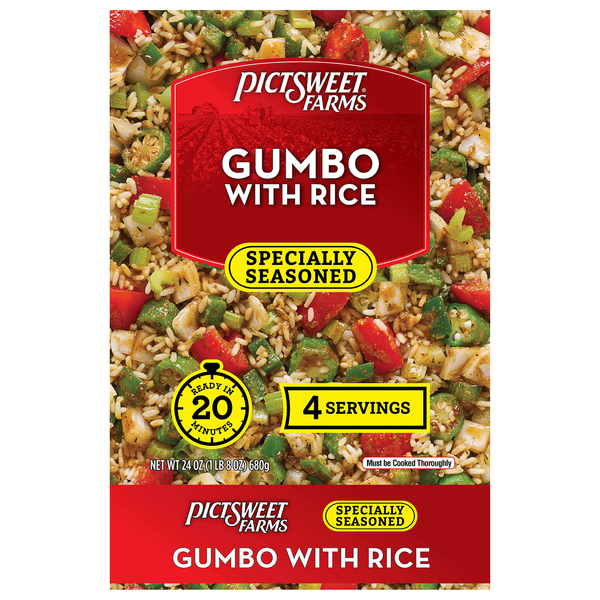 Pictsweet Farms Specially Seasoned Gumbo with Rice Frozen Meal