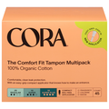 Cora Organic Cotton Comfort Fit Tampon Multipack