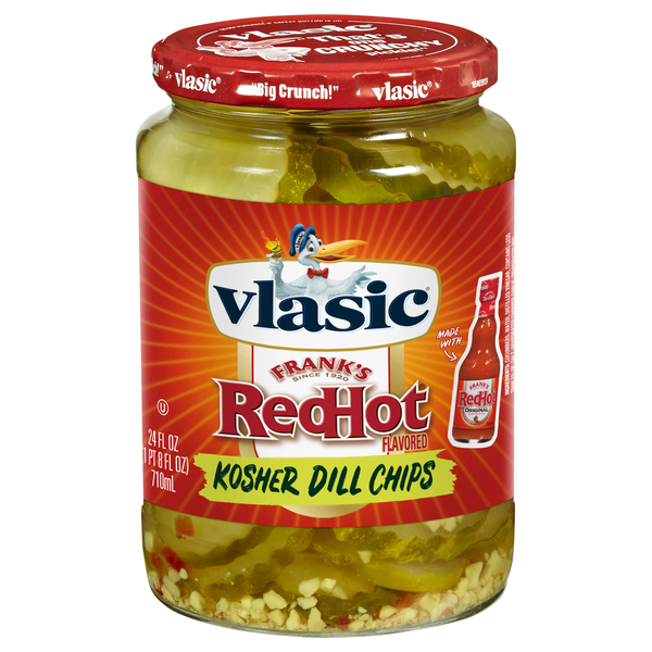 Vlasic Frank's RedHot Kosher Dill Pickle Chips