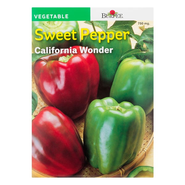 Burpee Vegetable Sweet Pepper California Wonder