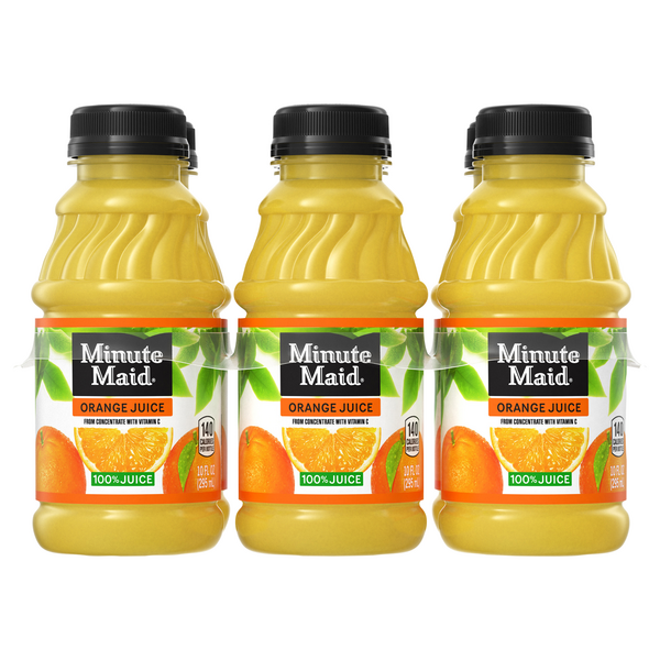 Minute Maid 100% Juice Orange - 6 pk