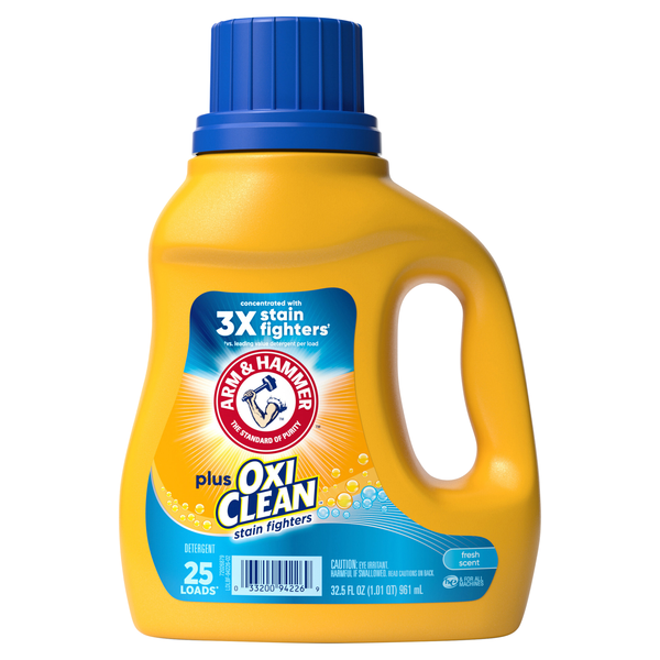 Arm & Hammer Fresh Scent Plus Oxi Clean Liquid Laundry Detergent