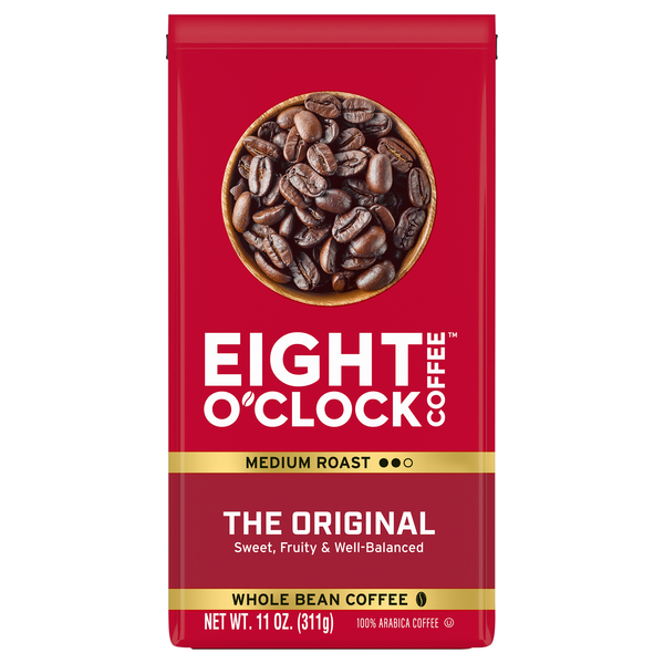 Eight O'Clock Original Medium Roast Whole Bean Coffee