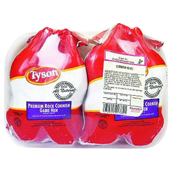 Tyson Premium Rock Cornish Game Hens - 2 ct Frozen