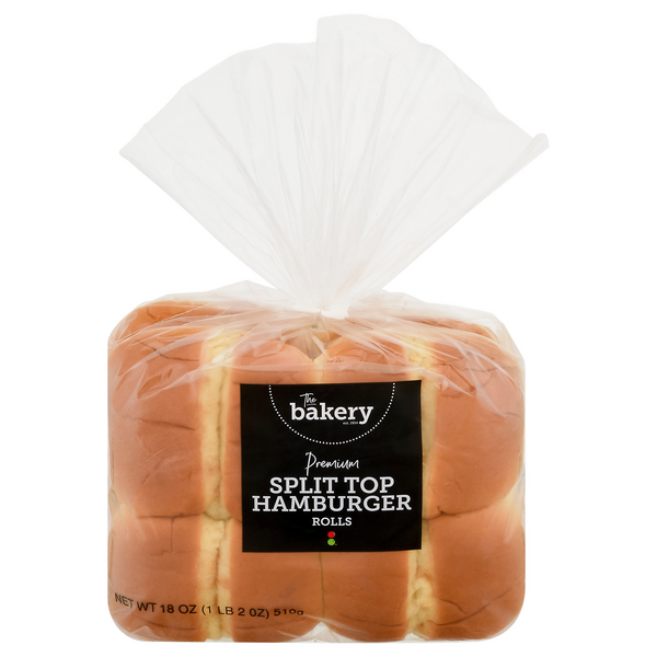 Save on Stop & Shop The Bakery Premium Hamburger Rolls Split Top 8 ct
