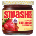 Smash Foods No Sugar Added Strawberry Superfood Fruit Spread w/Chia Seeds