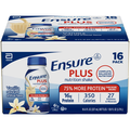 Ensure Plus Vanilla 16g Protein Nutrition Shake - 16 pk