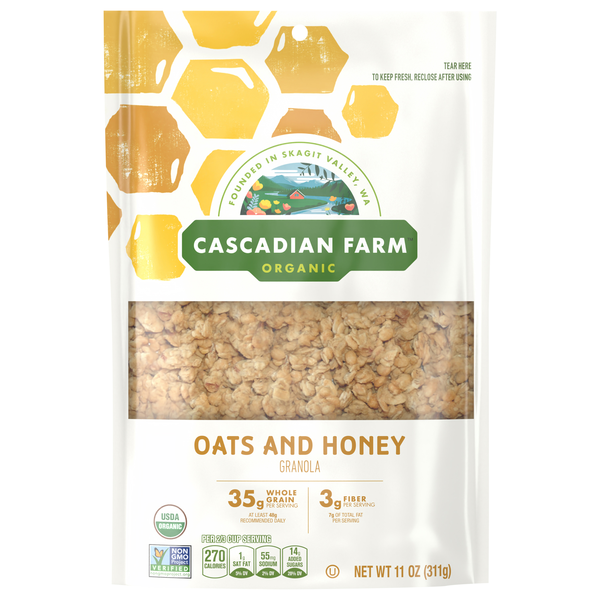Cascadian Farm Organic Oats & Honey Granola