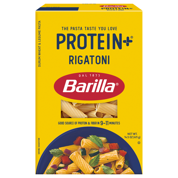 Barilla Protein+ Plant-Based Rigatoni Pasta