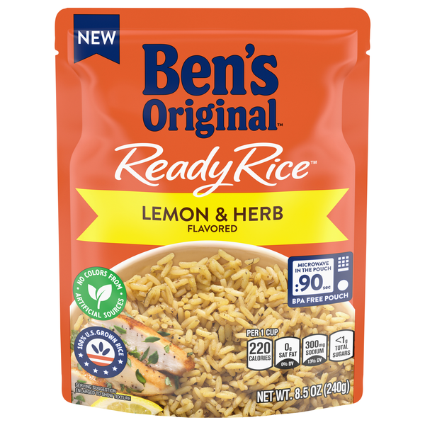 Ben's Original 90 Second Lemon & Herb Ready Rice