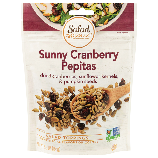 Salad Pizazz! Sunny Cranberry Pepitas Salad Toppings