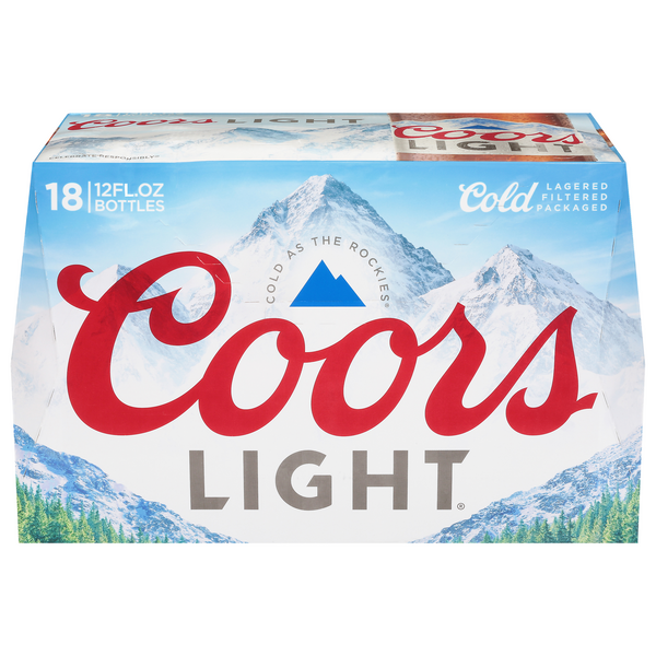 Coors Light Lager Beer - 18 pk