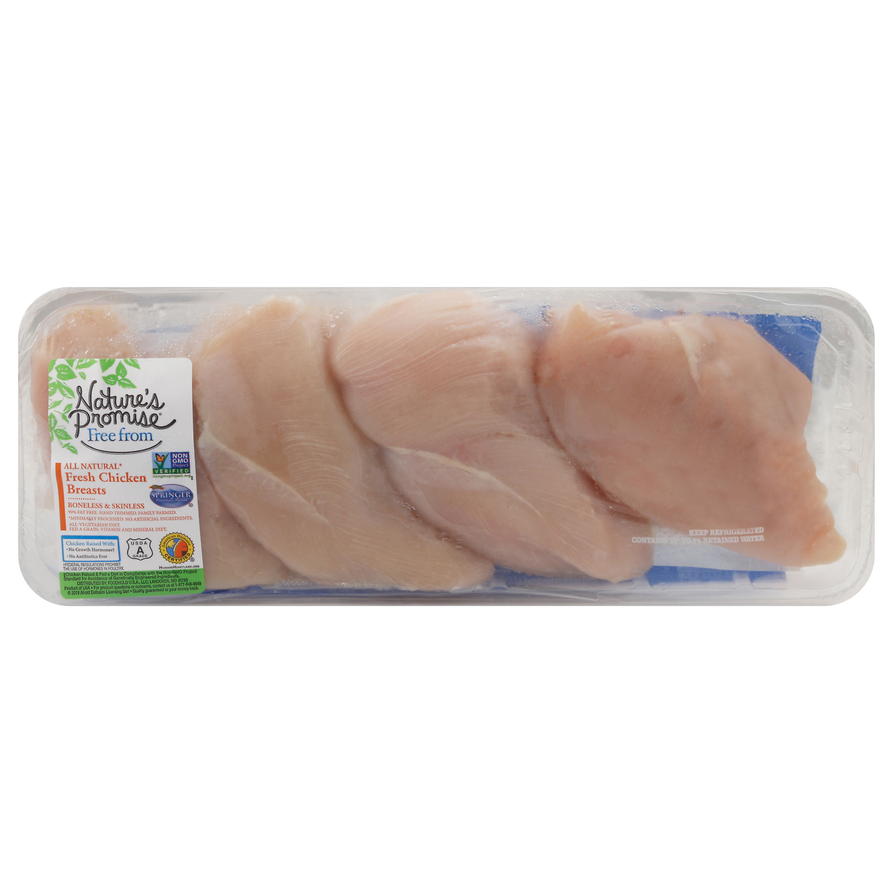 Nature's Promise Nature's Promise Natural Boneless Skinless Chicken Breasts Fresh