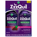 Vicks ZzzQuil Warming Berry Flavor Nighttime Sleep Aid Liquid - 2 ct